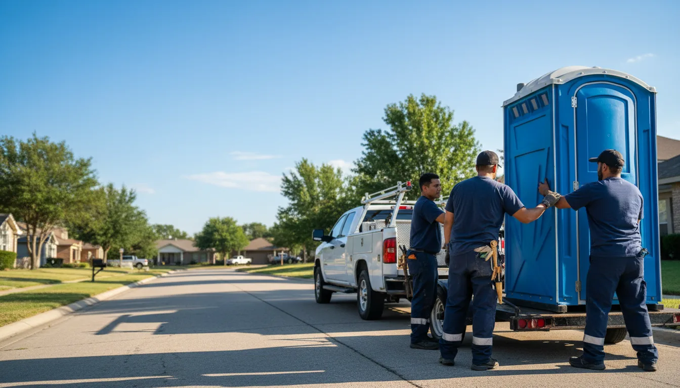 Portable Toilet Rental in Ledbetter, TX near me